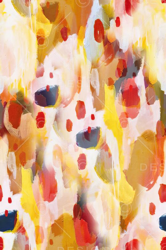 抽象花卉印花华亿平台图片