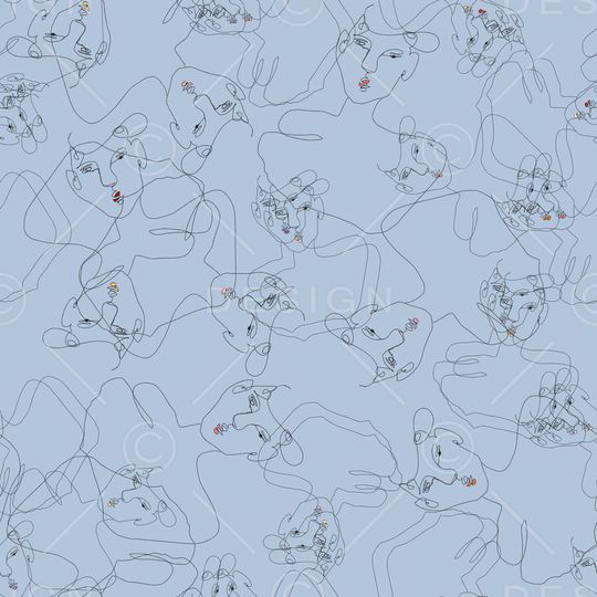 线条印花华亿平台图片