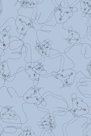 线条印花华亿平台图片