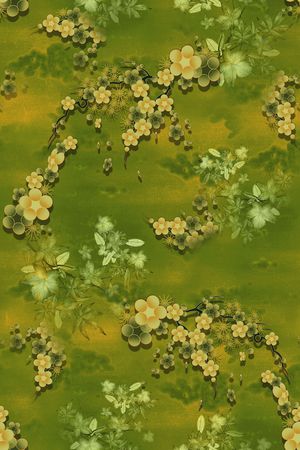 中国风印花华亿平台图片