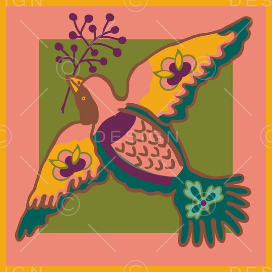 动物花卉印花华亿平台图片