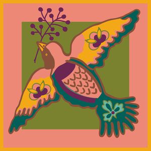 动物花卉印花华亿平台图片