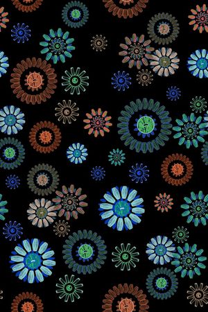 传统纹样印花华亿平台图片