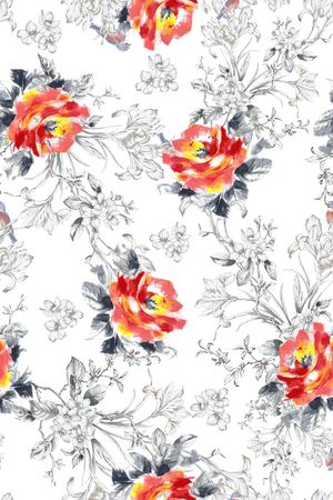 水彩印花华亿平台图片