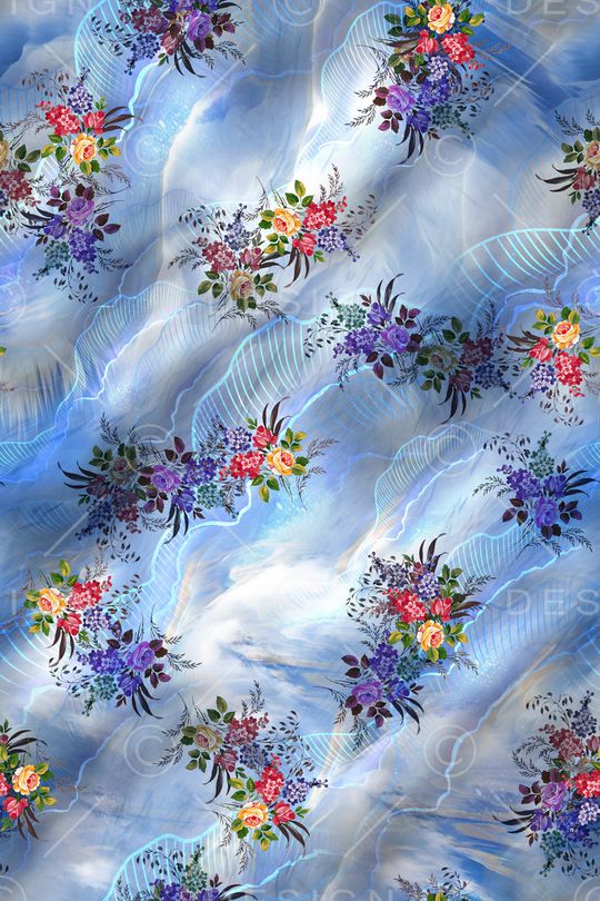 绿植树叶印花华亿平台图片