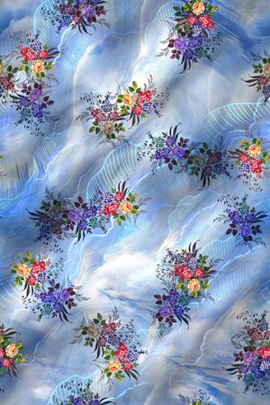 绿植树叶印花华亿平台图片