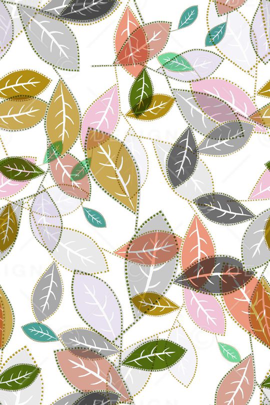 绿植树叶印花华亿平台图片