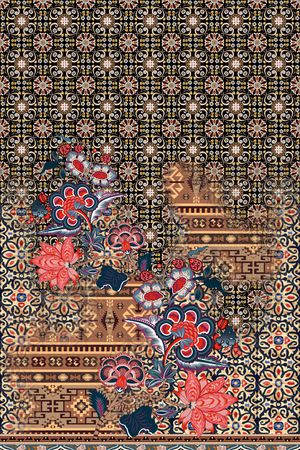 定位花印花华亿平台图片