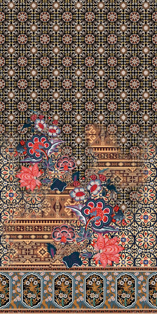 定位花印花华亿平台图片