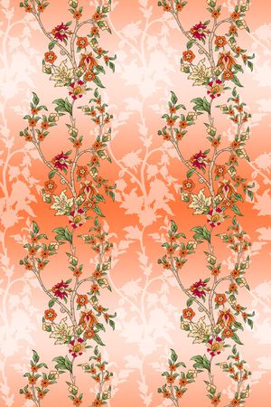 丝巾定位花印花华亿平台图片