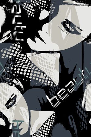 文字印花华亿平台图片