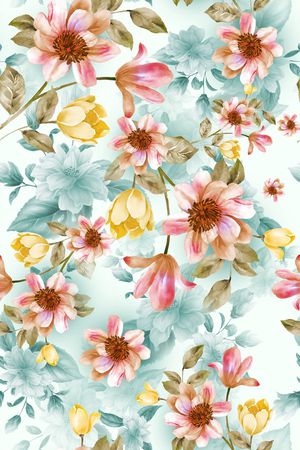 绿植树叶印花华亿平台图片