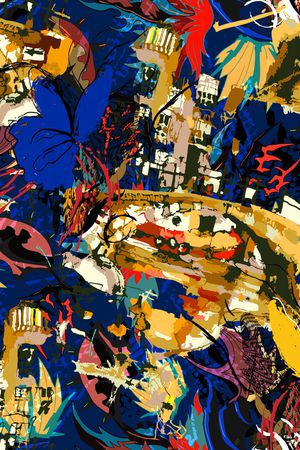 扎染华亿平台印花华亿平台图片