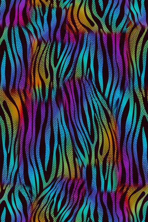 动物纹印花华亿平台图片