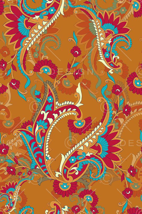 传统纹样印花华亿平台图片