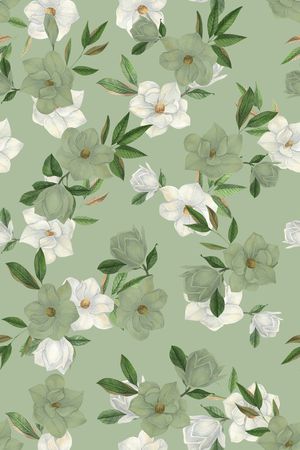 清爽底花卉印花华亿平台图片