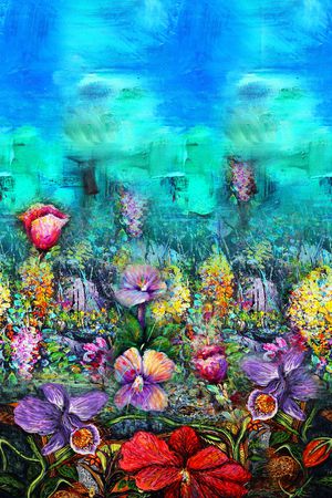 定位花印花华亿平台图片