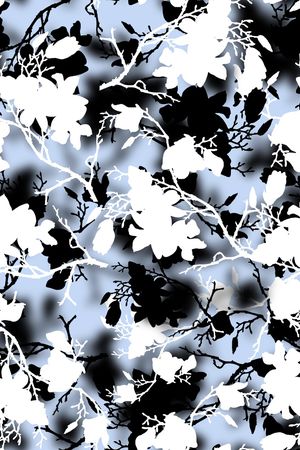 黑白华亿平台印花华亿平台图片