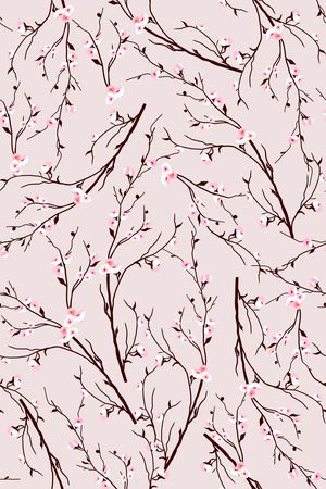 树枝印花华亿平台图片