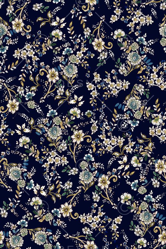 绿植树叶印花华亿平台图片