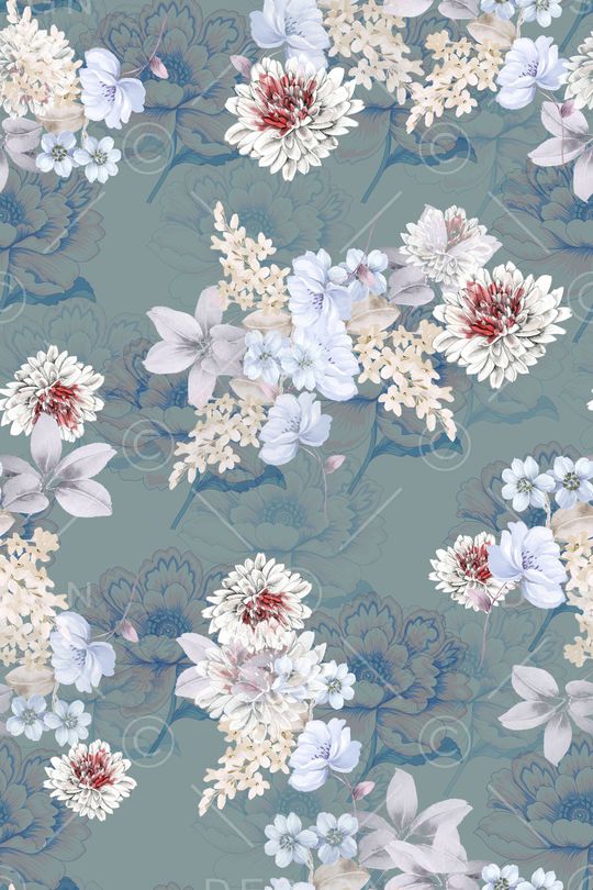 绿植树叶印花华亿平台图片