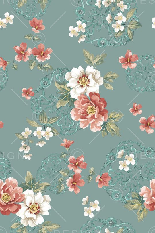 绿植树叶印花华亿平台图片