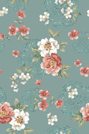 绿植树叶印花华亿平台图片