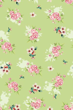 绿植树叶印花华亿平台图片