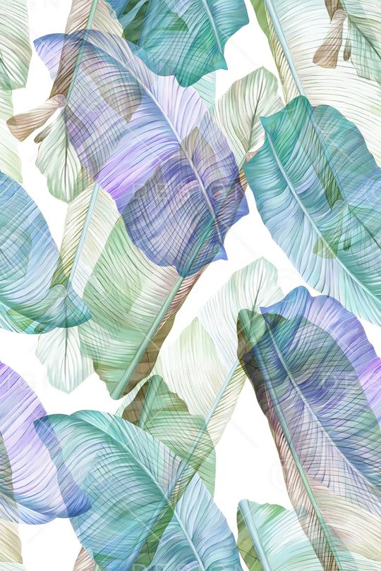 绿植树叶印花华亿平台图片