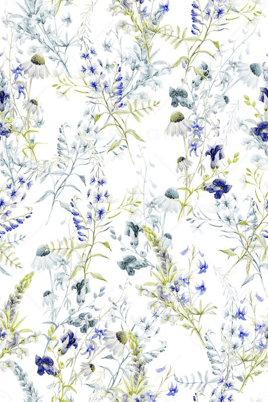 清爽底花卉印花华亿平台图片