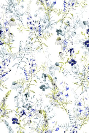 清爽底花卉印花华亿平台图片