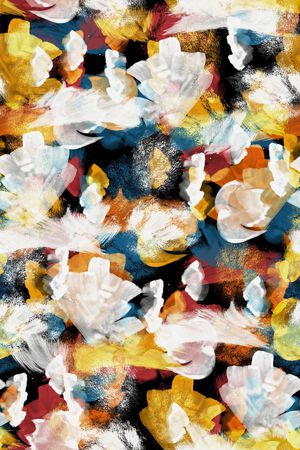 抽象男装印花华亿平台图片