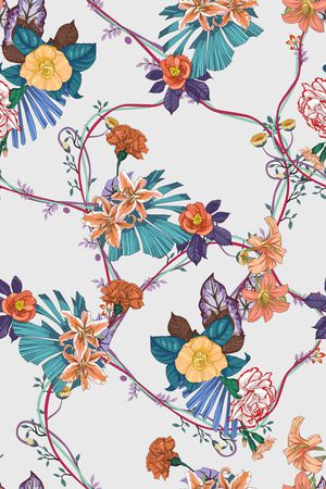 绿植树叶印花华亿平台图片