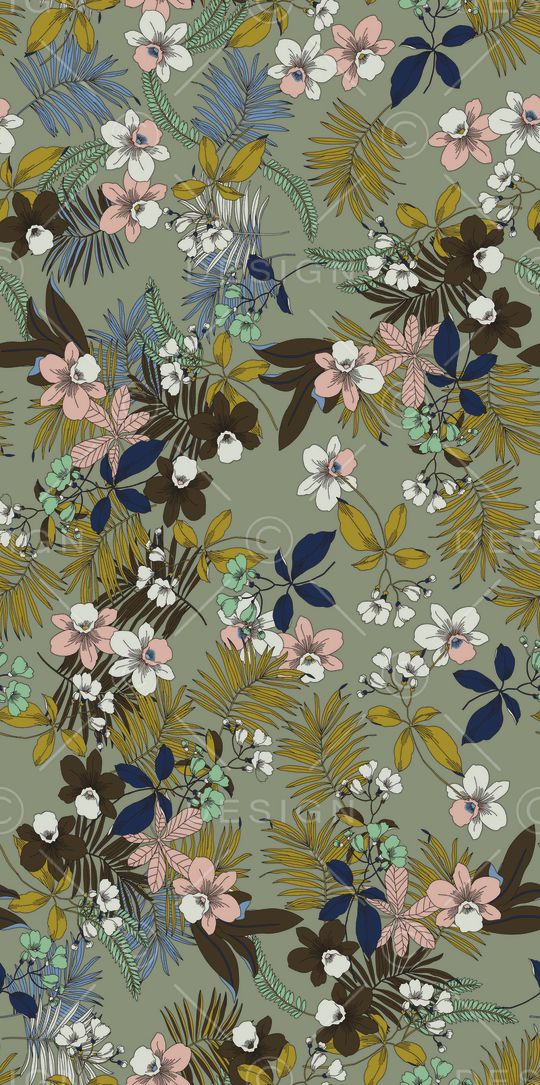 绿植树叶印花华亿平台图片