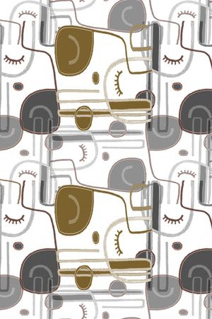 线条印花华亿平台图片