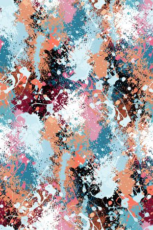 抽象男装印花华亿平台图片