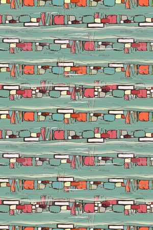 线条印花华亿平台图片