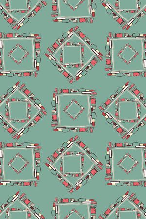 线条印花华亿平台图片