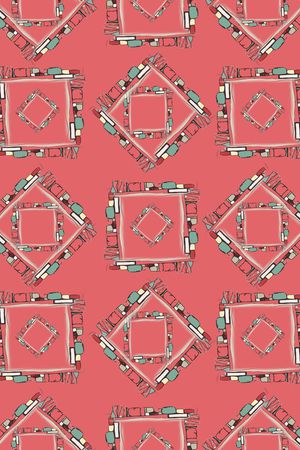 线条印花华亿平台图片