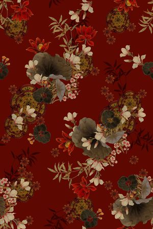 民族风印花华亿平台图片