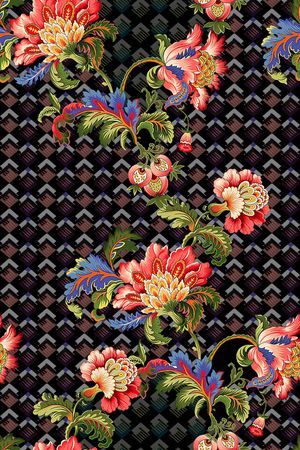 绿植树叶印花华亿平台图片