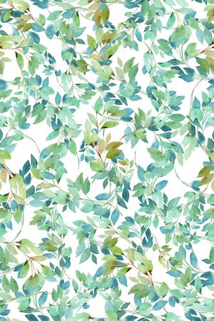 绿植树叶印花华亿平台图片