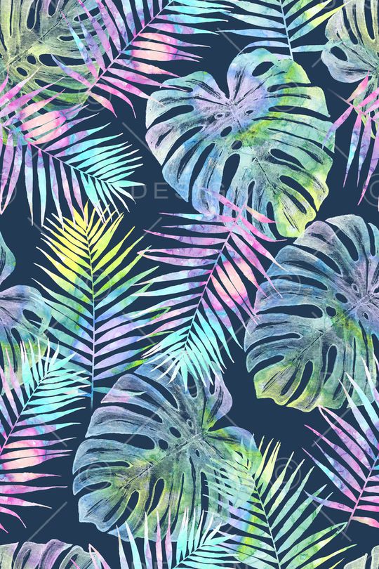 绿植树叶印花华亿平台图片