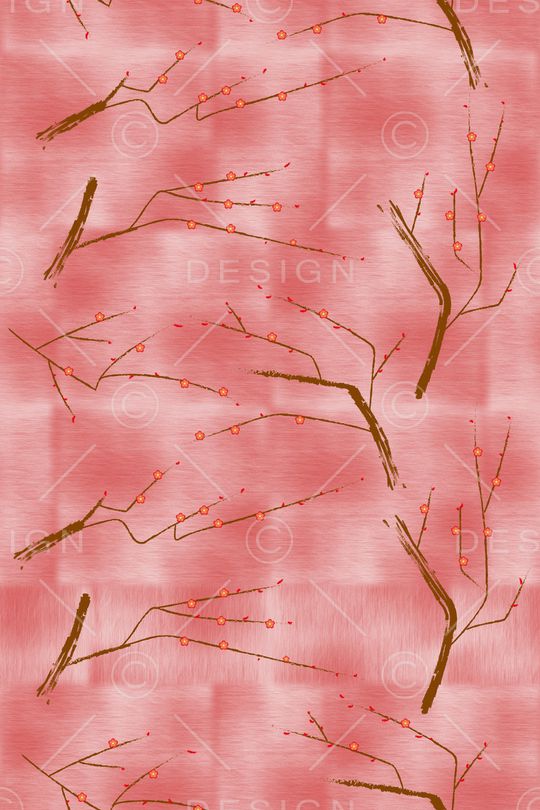 梅花印花华亿平台图片