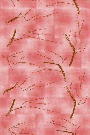 梅花印花华亿平台图片