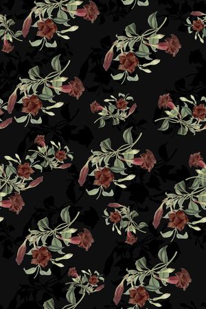 绿植树叶印花华亿平台图片