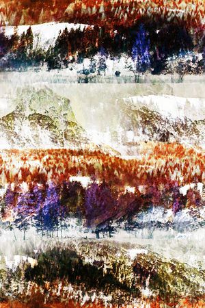 抽象印花华亿平台图片