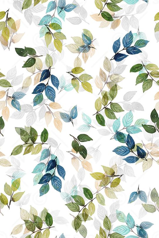 绿植树叶印花华亿平台图片