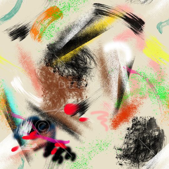 涂鸦印花华亿平台图片