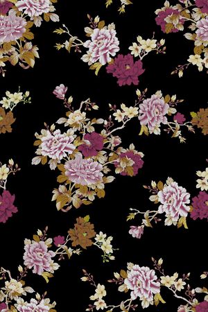 中国风印花华亿平台图片